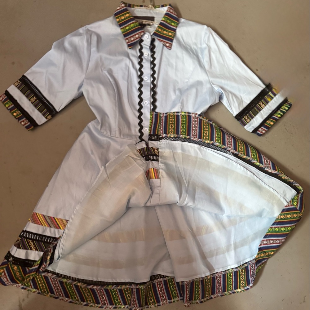 Style Mafia Multicolor Patterned Mini Dress - Picture 4 of 11